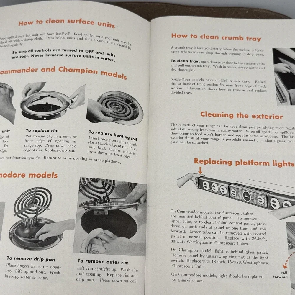 1953 Westinghouse Speed-Electric Ranges Recipes Care Use‎ Stove Oven Cookbook